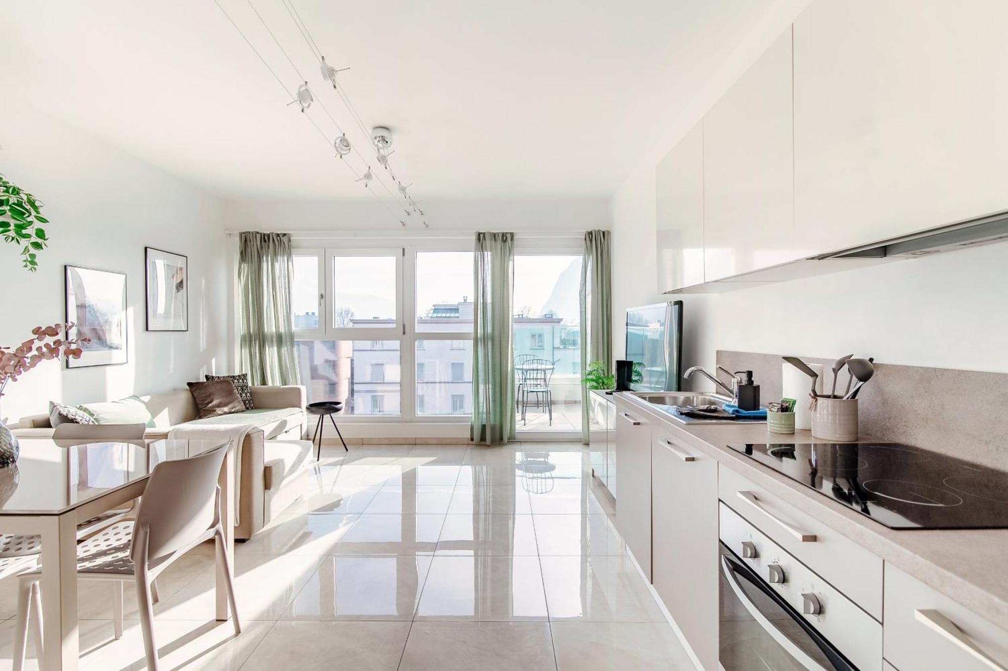 Apartmán Il Parco 13 By Quokka 360 - Strategic Flat In Lugano Centre Exteriér fotografie
